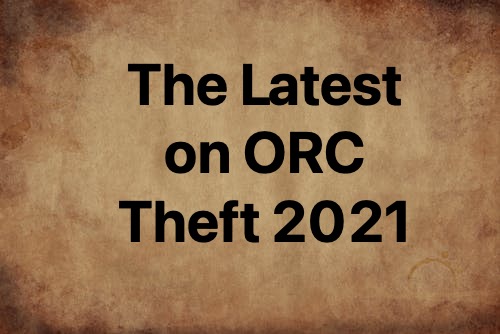 Latest_ORC_Theft_Header latest on ORC theft